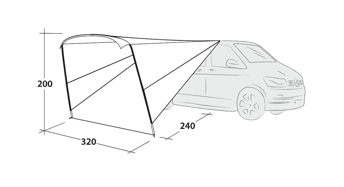 Outwell Touring Canopy autoüberdachung
