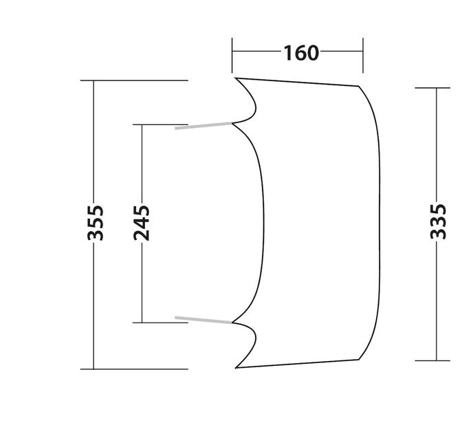 Outwell Air Shelter Tent Connector