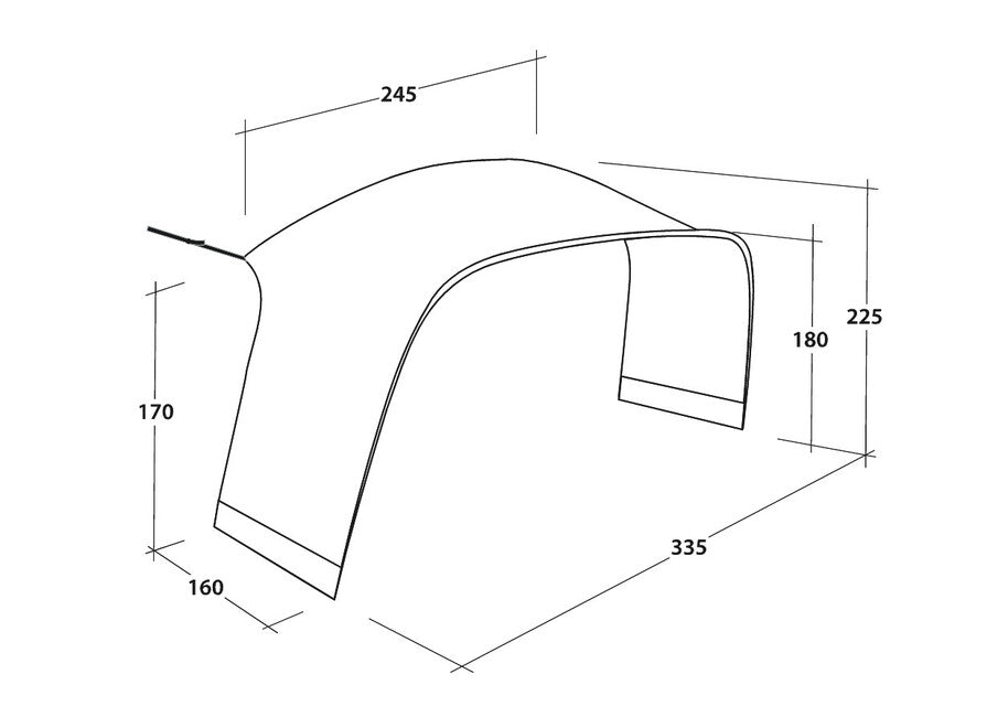 Outwell Air Shelter Tent Connector