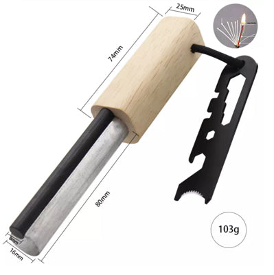 Origin Outdoors Firesteel 2-in-1-Tafel, braun