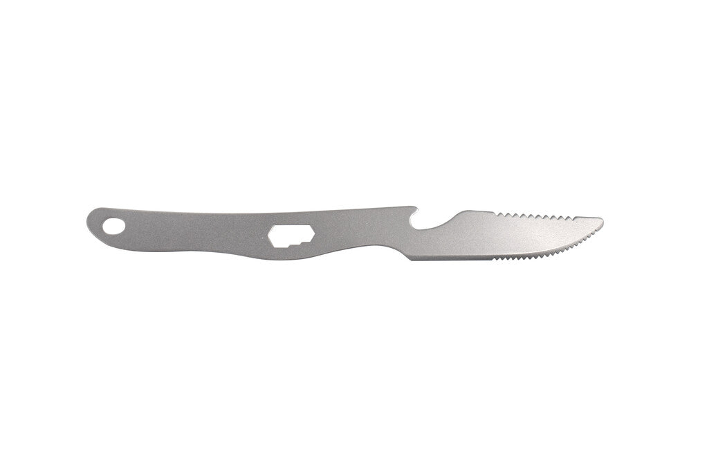 Origin Outdoors Titanium Recent Titanium 3-teiliges Besteckset mit Flaschenöffner und Schraubenschlüssel