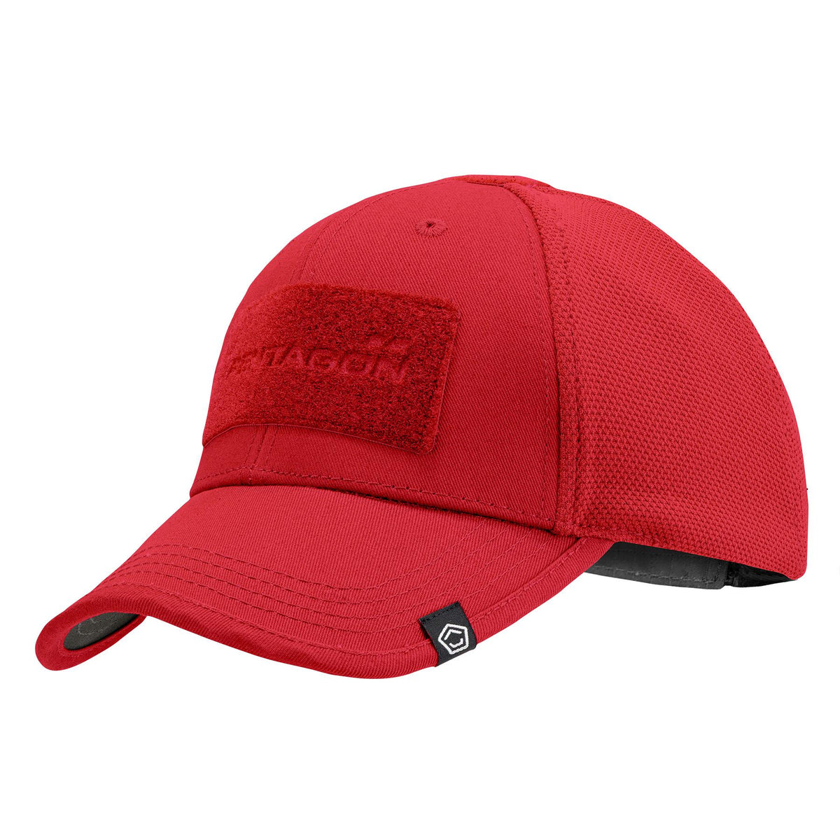 Pentagon Raptor Twill/Mesh Cap, Red