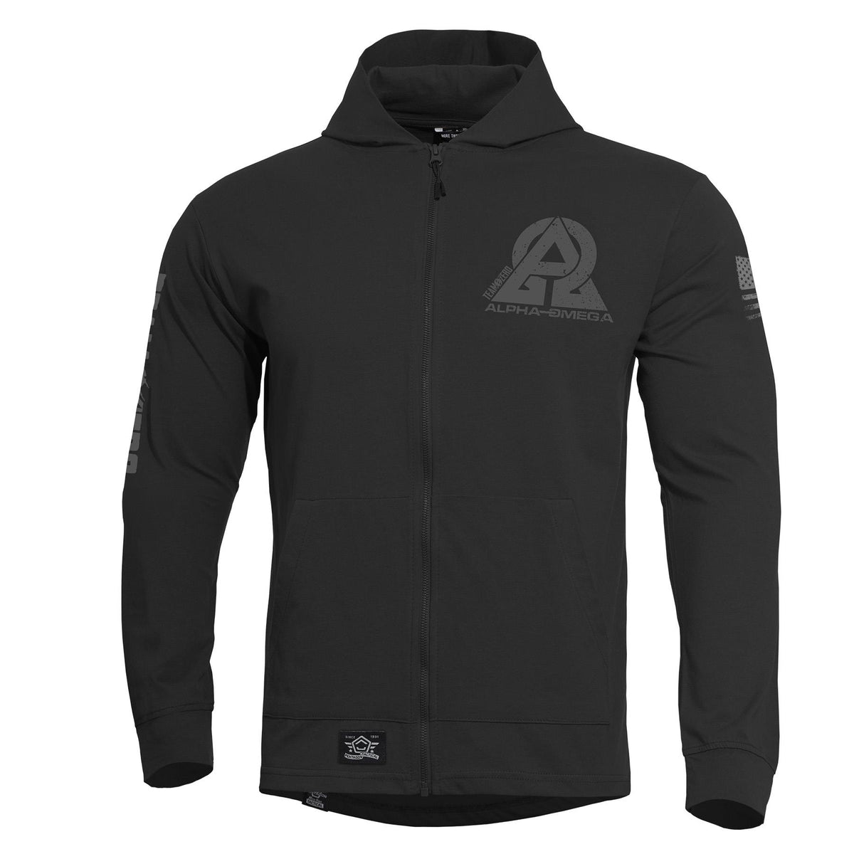 Pentagon Agis Instructor Zero pulover na zadrgo 165g/m2, črna
