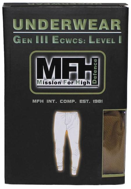 MFH Thermounterhose schwarz, Level 1