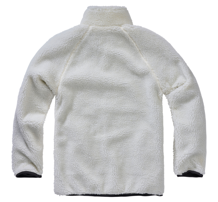 Brandit Teddyfleece Troyer Fleecejacke, weiß
