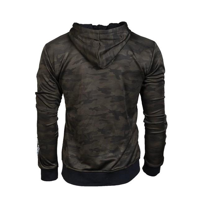 Mil-Tec Training Sweatshirt mit Kapuze, woodland