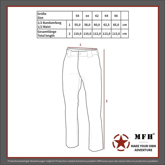 BW Field Pants, BW camo, 5 farieb, velke velkosti