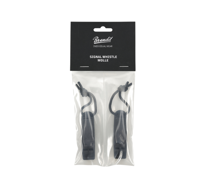 Brandit molle signalna Pfeife 2 pack, schwarz