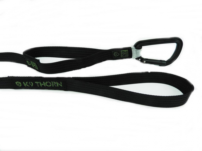 K9 Thorn Express 200cm leine mit 2 griffen, brauner kojote