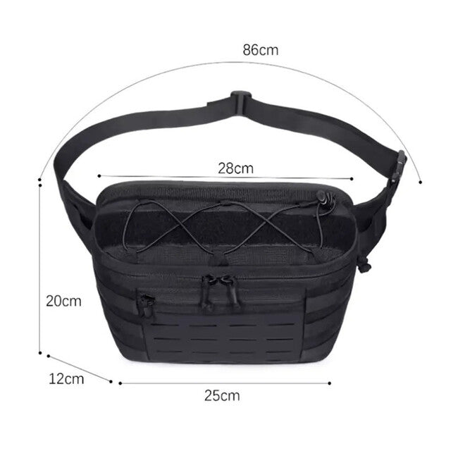 DRAGOWA TACTICAL Havoc multifunktionstasche, schwarz