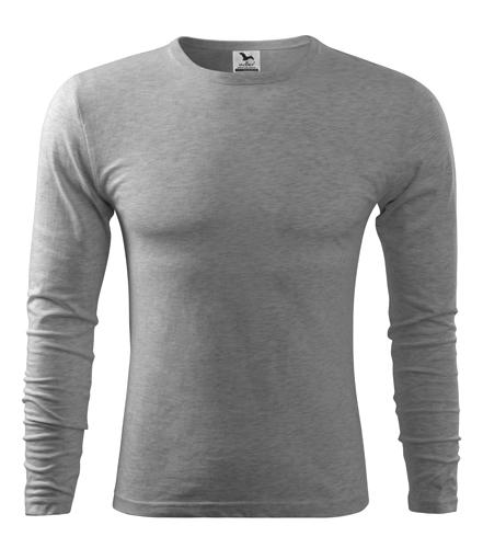 Malfini Fit-T langärmliges T-shirt 160g/m2, grau