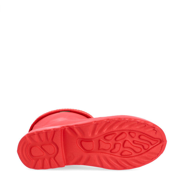 Demar LUNA damen gummistiefel mit warmer einlegesohle, rot
