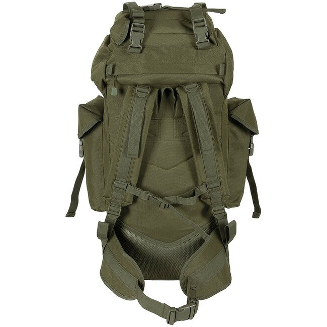 MFH MOLLE 65L Rucksack, aluminiumstange, od grün