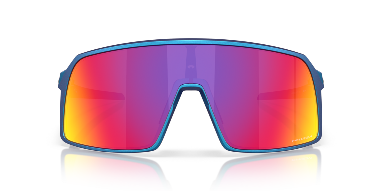Oakley SUTRO Sonnenbrille mit Rahmen Matte Cyan/Blue Colorshift und mit Dias Prizm Road , Steel