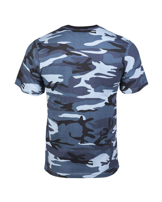 Mil-Tec T-shirt kurzer Ärmel sky blue camo