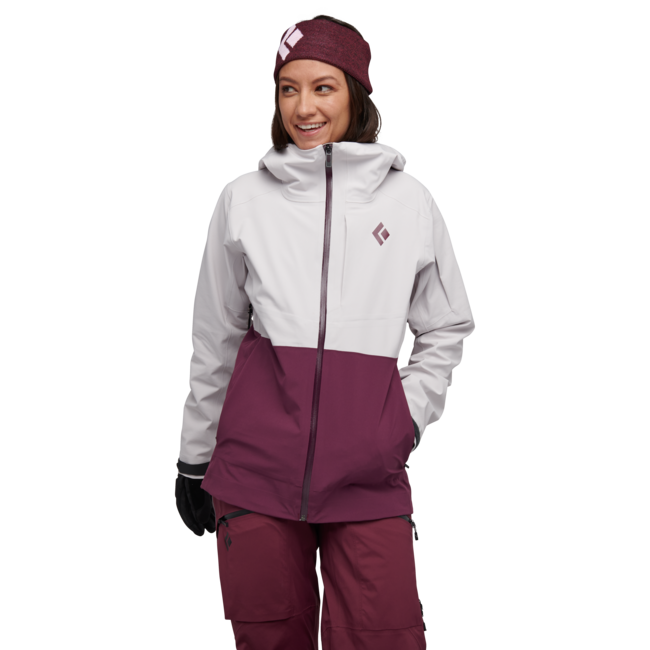 Black Diamond Recon Stretch Ski Shell damen-Skijacke, eisrosa-brombeere