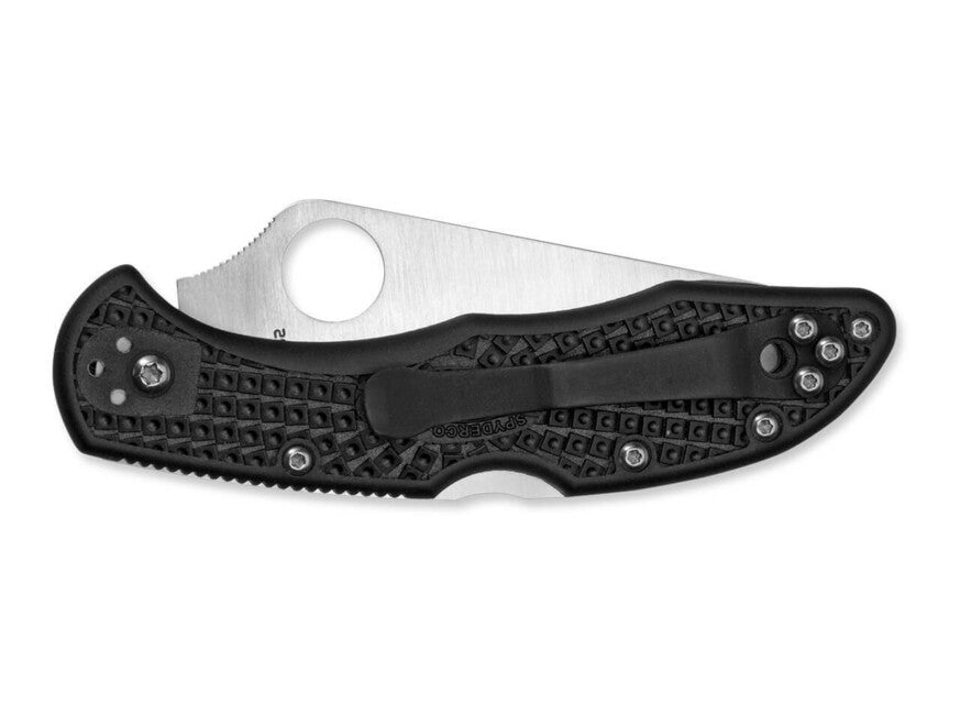 Spyderco Delica 4 Lightweight 7,5cm taschenmesser schwarz FRN