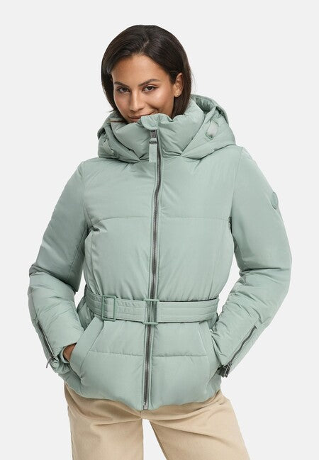 Marikoo Aleyna16 damen Winterjacke mit Kapuze, smokey mint
