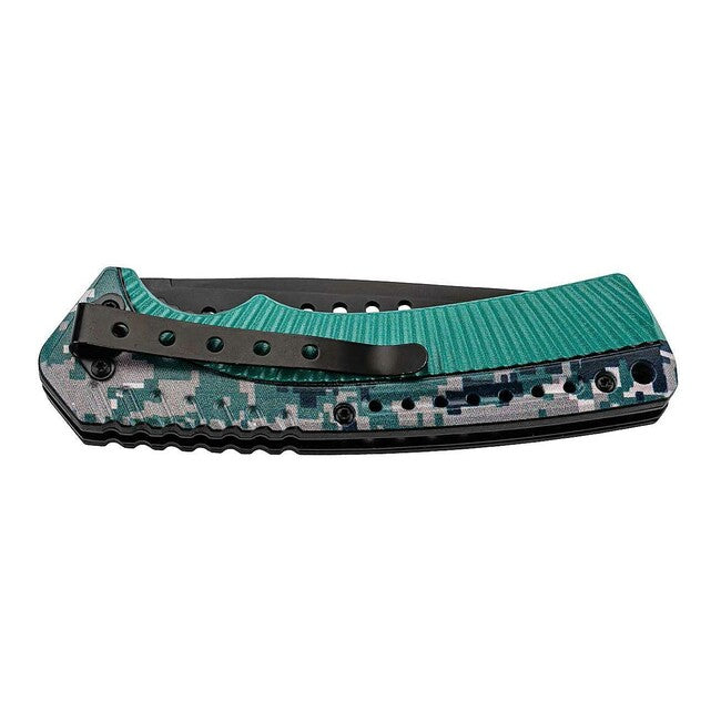 Herbertz taschenmesser 8,7cm kunststoff, digital camo
