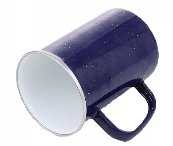 Origin Outdoors 550 ml Emaillebecher blau lang