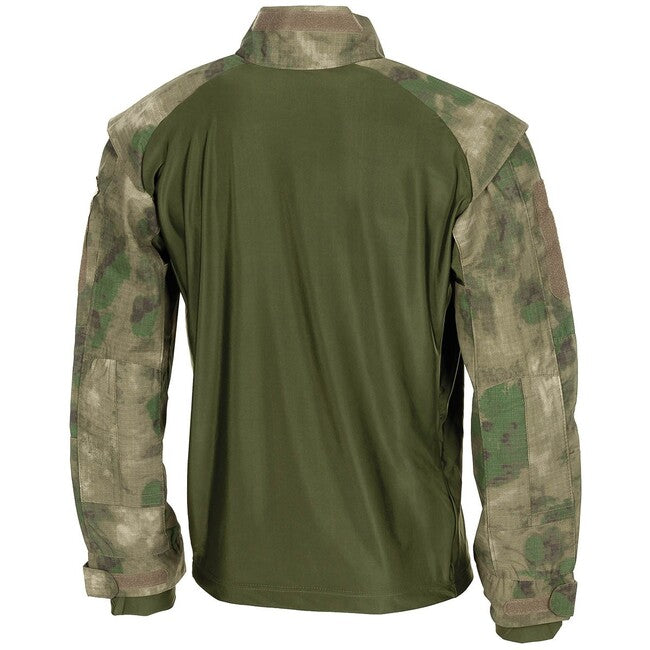 MFH Professional Americke Taktische T-Shirt Langarm, HDT-camo FG