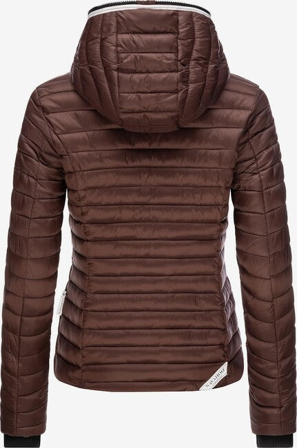 Navahoo Kimuk Princess damen Übergangsjacke mit Kapuze, dark choco