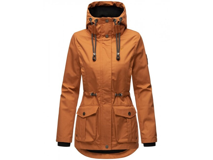 Marikoo BABETAA PRINCESS prinzip damen Übergangs-Kapuzenjacke, rusty cinnamon