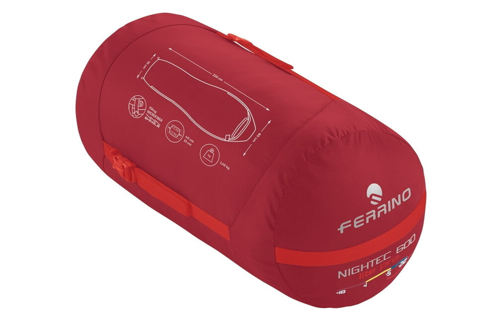 Ferrino Nightec 600 Lite Pro L schlafsack, rot
