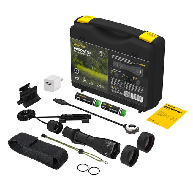 ArmyTek Predator Pro Magnet USB Extended taktisches set, warmweiß