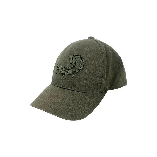 Agilite Scorpion Logo Hat kapa, rangirsko zelena