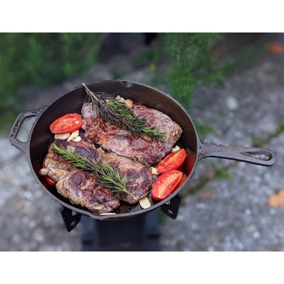 Origin Outdoors 26 cm 1,8 l feuerpfanne aus gusseisen
