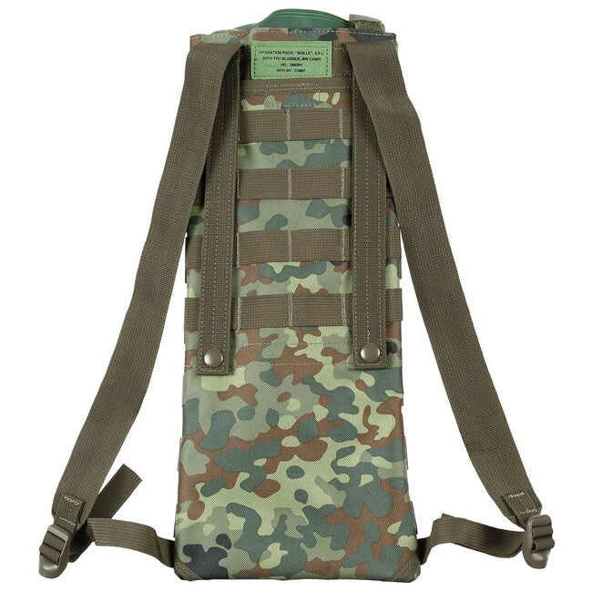MFH Trinksack mit TPU-Schlauch MOLLE, 2,5 L, BW camo