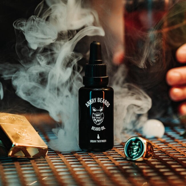 Angry Beards Jack Saloon bart- und kinnöl 30 ml