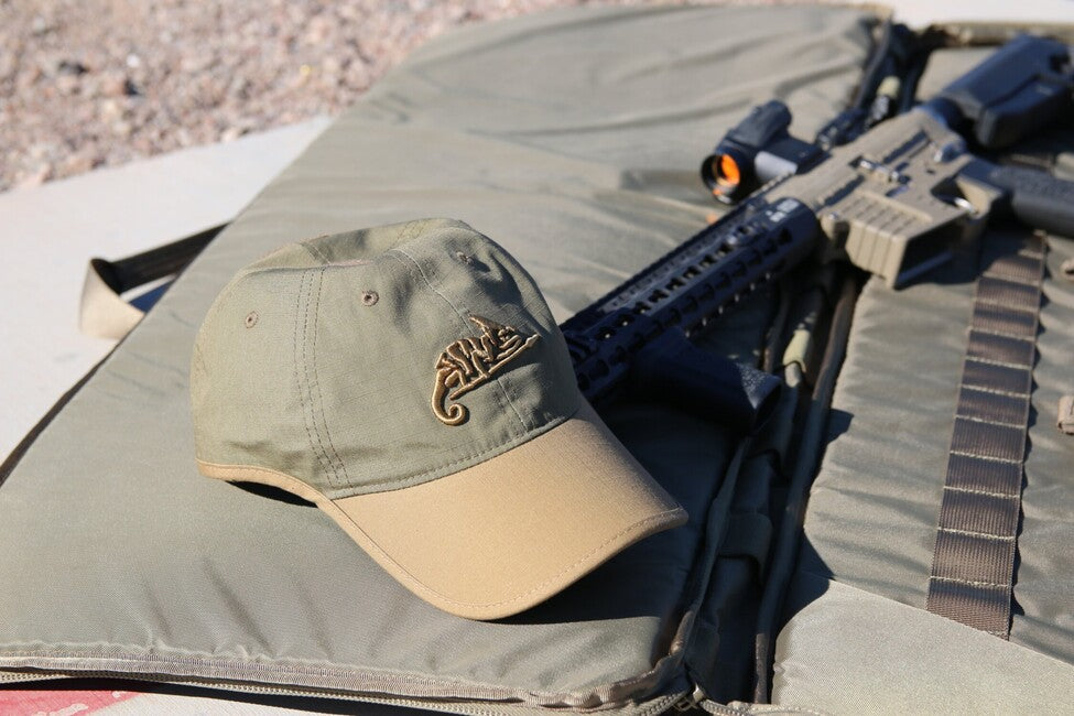 Helikon-Tex PolyCotton Ripstop Cap, Olive Green / Adaptive Green