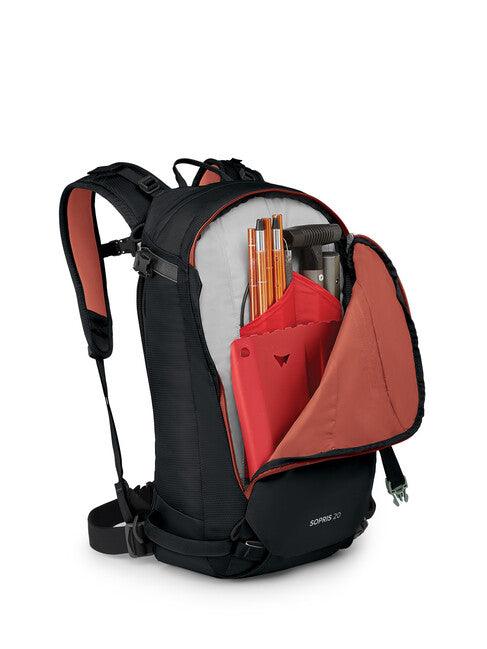 OSPREY Sopris 20 skialp-rucksack schwarz
