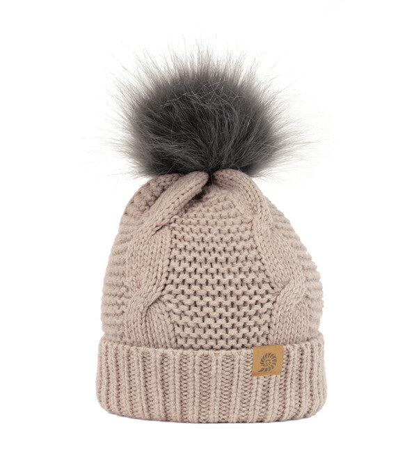 Origin Outdoors Bommel Merino Beige Mütze