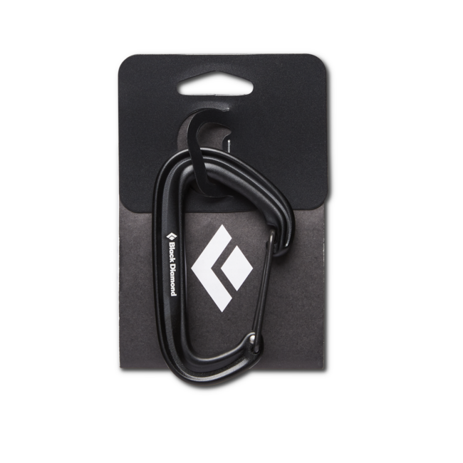 Black Diamond Litewire karabiner, schwarz