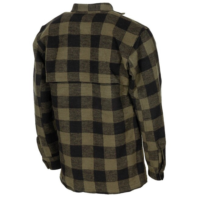 Fox Outdoor Flanellhemd, od grün-schwarz