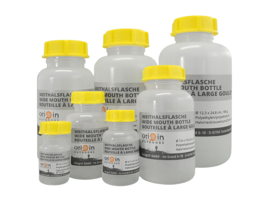 Origin Outdoors Rundhals Weithalsflasche 250 ml Durchmesser 30 mm