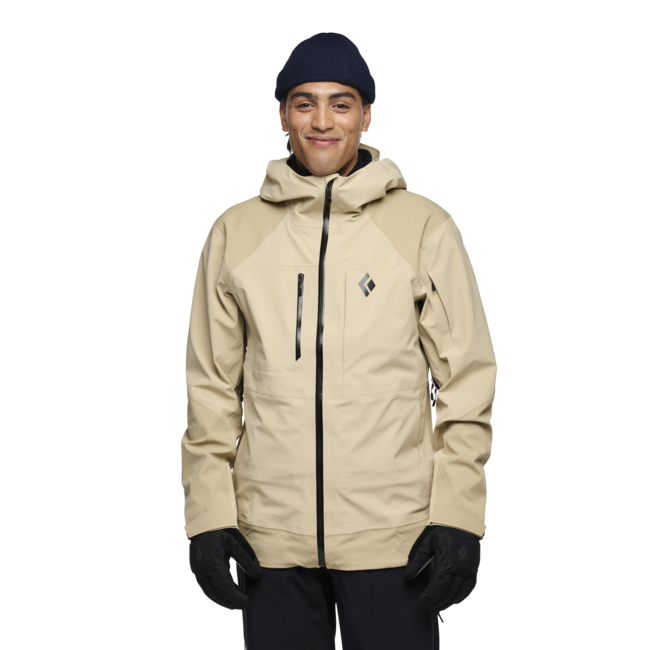 Black Diamond Recon Stretch Pro Shell herren-skijacke, khaki
