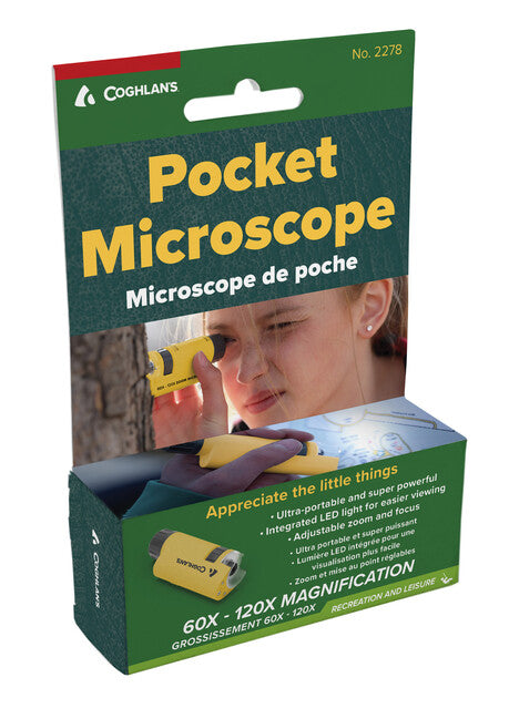 Coghlans taschenmikroskop 60 x - 120 x vergrößerung