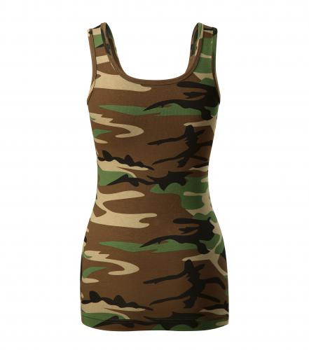 Malfini Camouflage damen Top, braun 180g/m2