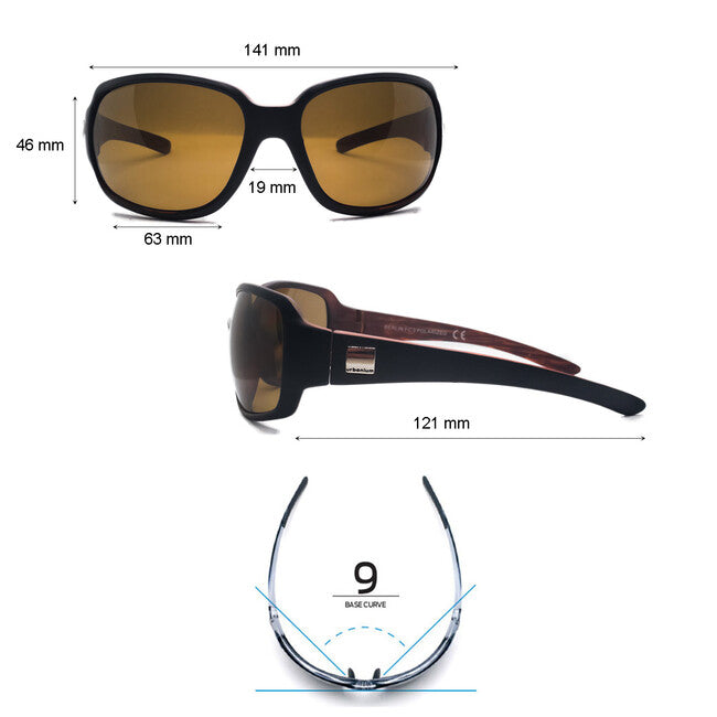 Urbanium Lady Berlin Sonnenbrille Polarized Braun