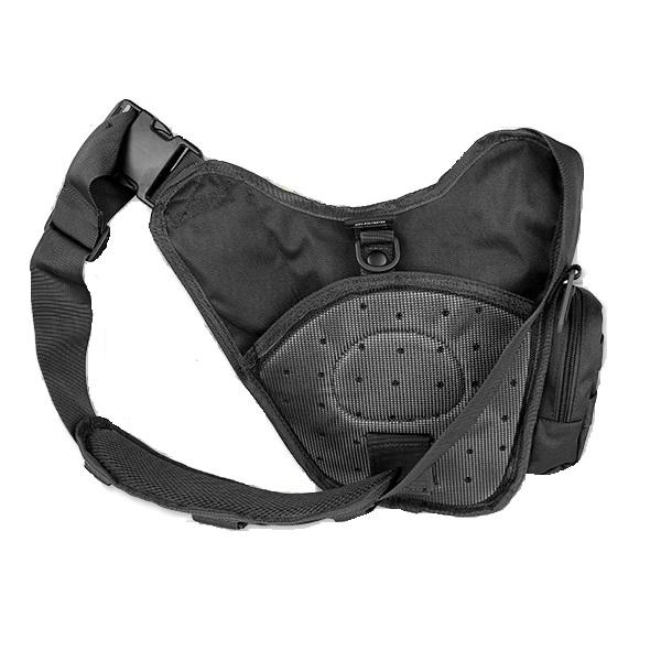 Mil-Tec MOLLE Mehrzweck-Schultertasche, schwarz