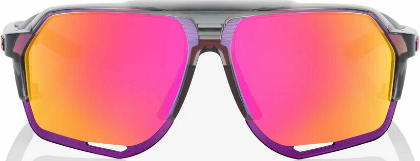 100% Sonnenbrille Norvik, Polished Translucent Grey