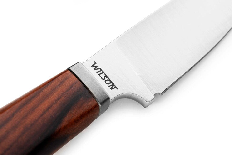 Lionsteel WILLY WL1 ST Santos Holzgriff messer mit feststehender Klinge