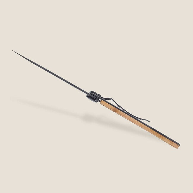 Deejo Nature Klappmesser schwarz Wacholderholz Forelle