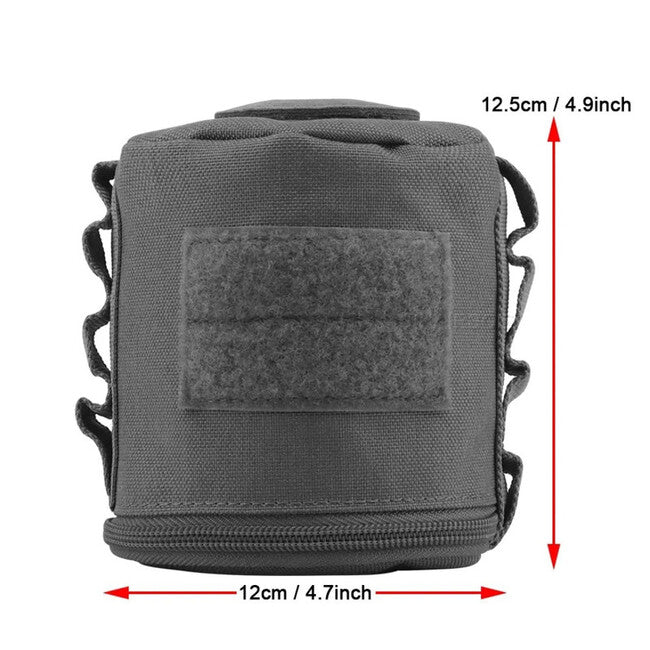 Leguon Nomad Roll Papiertuchrollen-Aufbewahrungstasche, schwarz