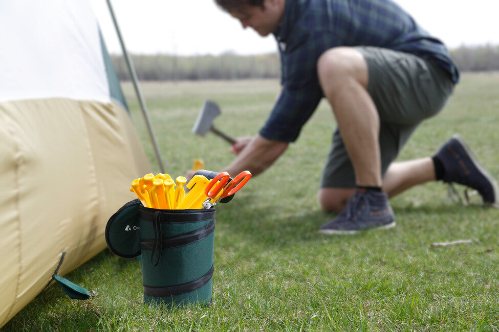 Coghlans Pop-Up Camping Stuffbag 3,3 Liter dunkelgrün Mini-Eimer