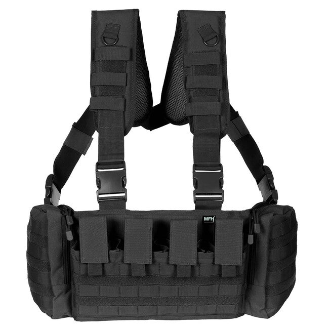 MFH Professional Taktische Weste Chest Rig Mission, schwarz